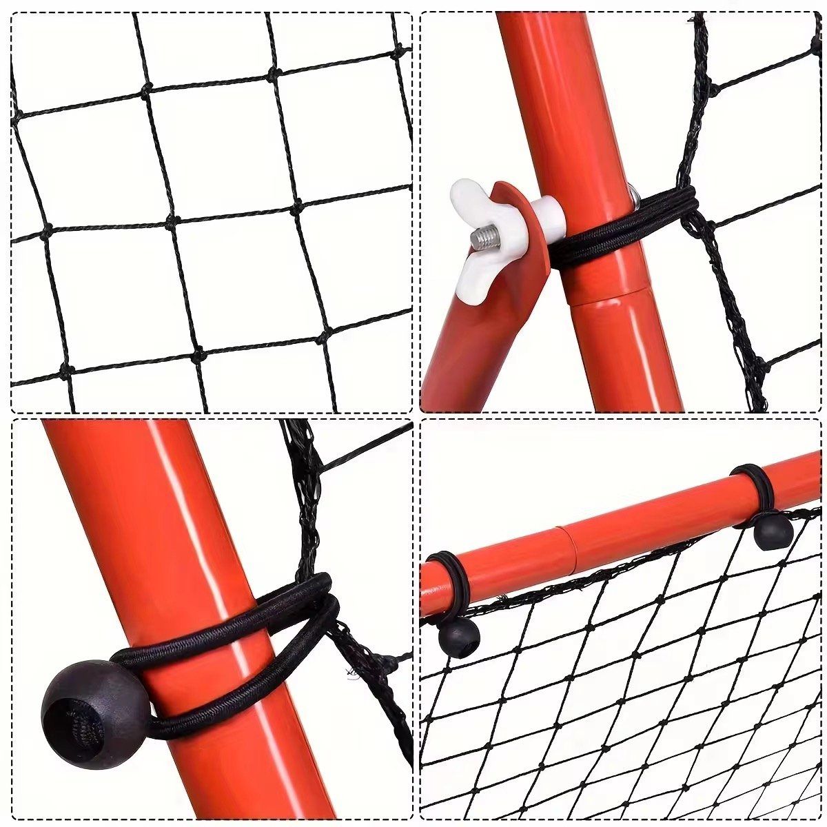GENERICO - Red Rebotador De Fútbol Para Entrenamiento Color Rojo