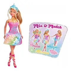 GENERICO - Muñeca Steffi Love, Dream Set 3 En 1 Hada, Sirena Y Princesa