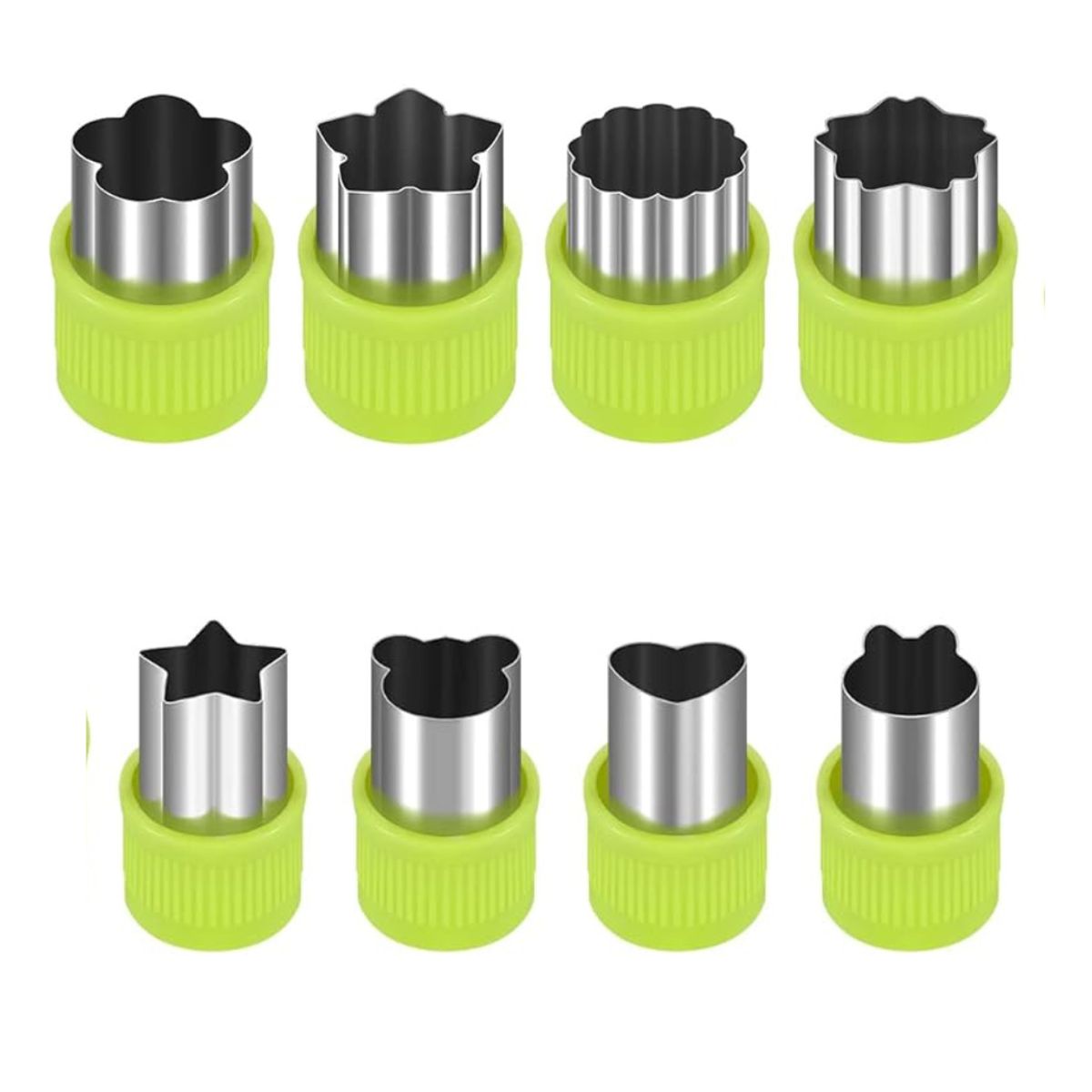 GENERICO - 12 Cortadores Frutas-Verduras-Galletas