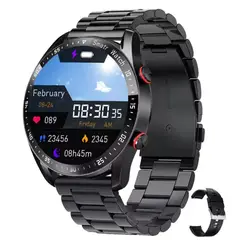 GENERICO - Smartwatch deportivo Hw20 correa de Acero negro