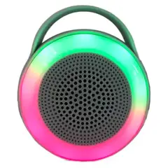 GENERICO - Altavoz Bluetooth Redonda RGB Plus
