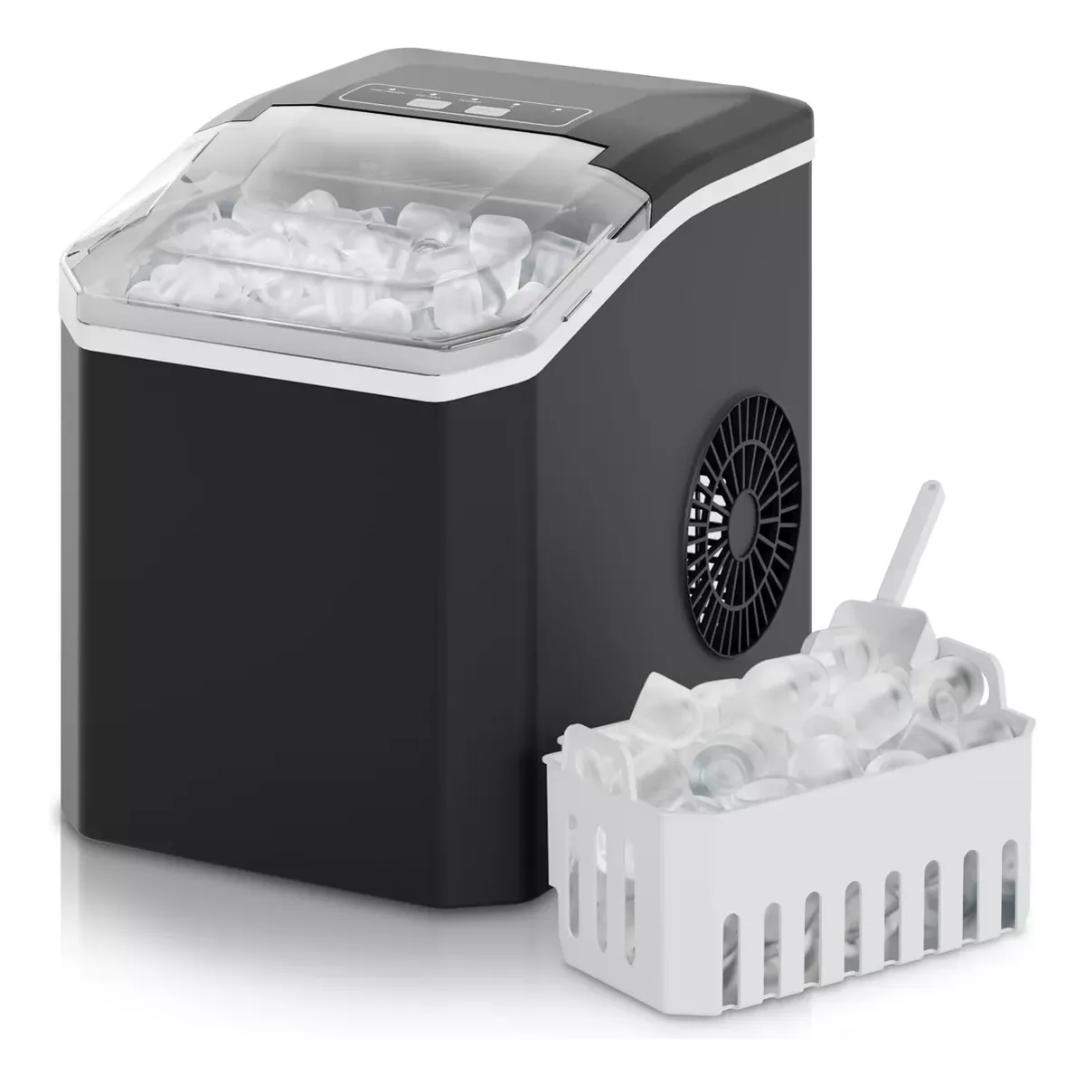 BLUEDREAMER - Máquina De Hielo Portátil Autolimpiante 15kg24h