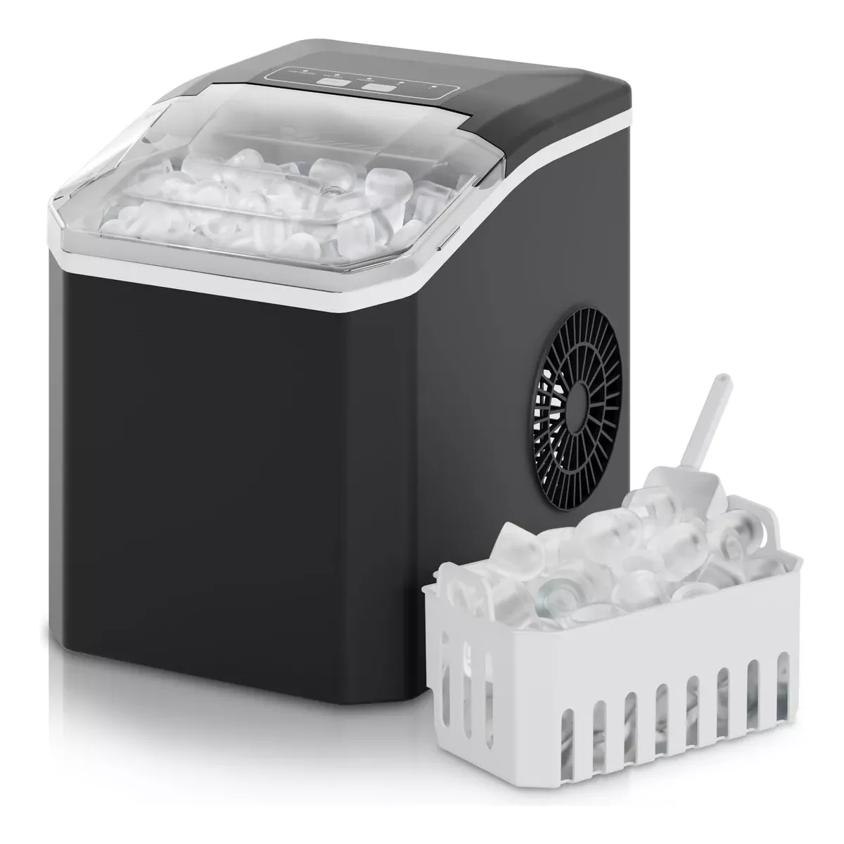 BLUEDREAMER - Máquina De Hielo Portátil Autolimpiante 15kg24h