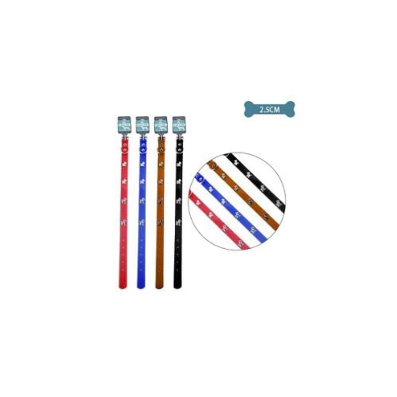 GENERICO - Collar PU Con Tachuelas De Perro Aleatorio 25cm 12pcs