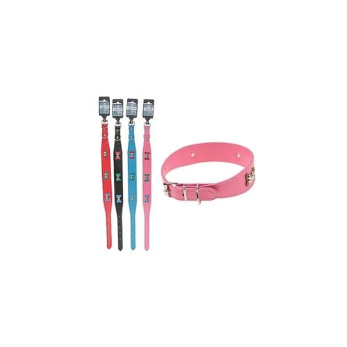 GENERICO - Collar PU Con Diseño Hueso 2x35x52cm 12pcs