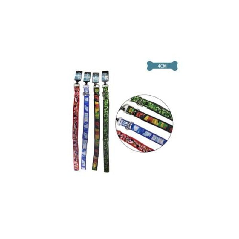 GENERICO - Collar Para Mascota Color Aleatorio 4cm 12pcs