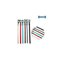 GENERICO - Collar PU Con Diseño Corazón Color Aleatorio 25x52cm 12pcs