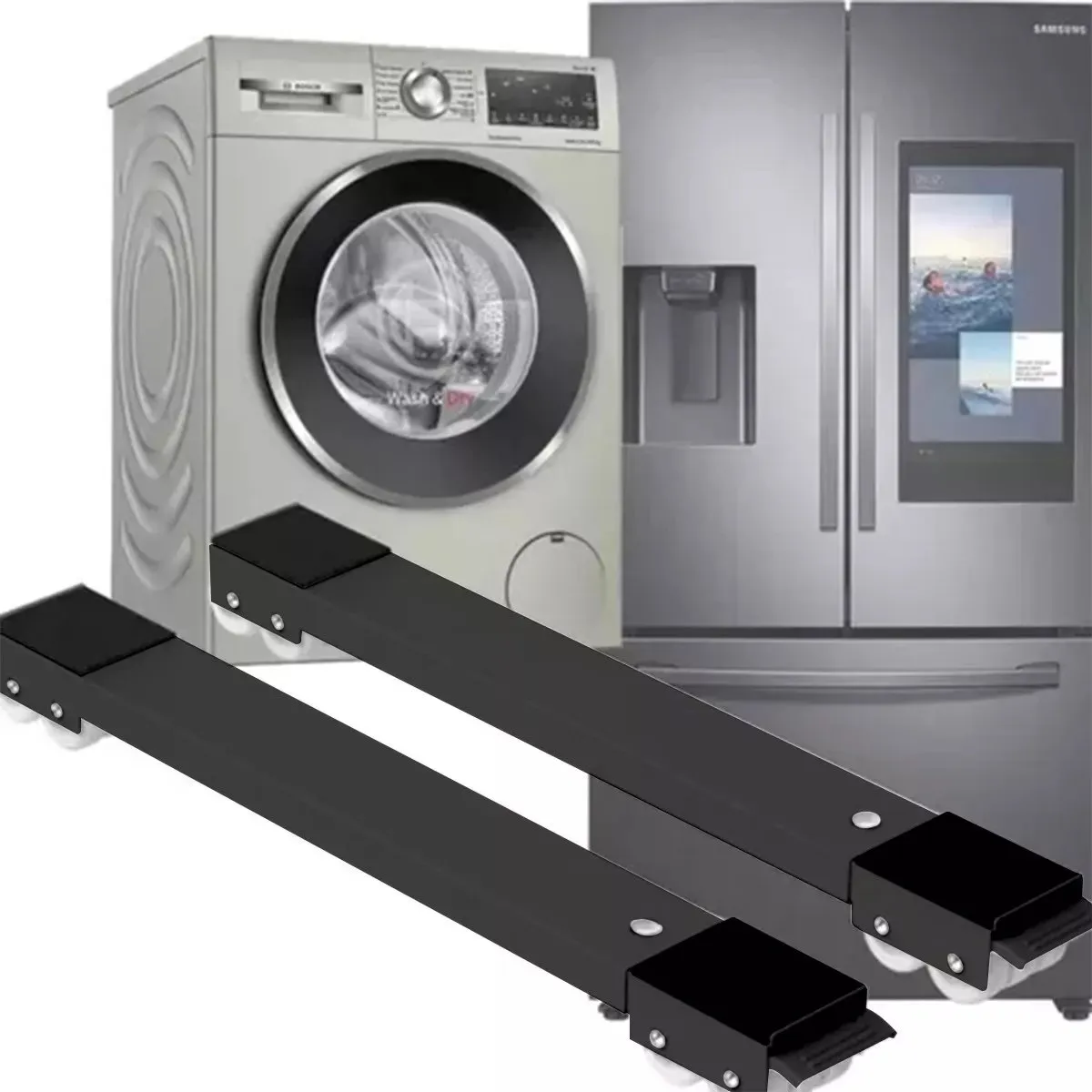 KUANGYE - Base Soporte Con Ruedas Para Lavadora Refrigerador