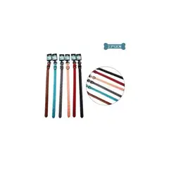 GENERICO - Collar PU Con Diseño Hueso y Huella 25x52cm 12pcs