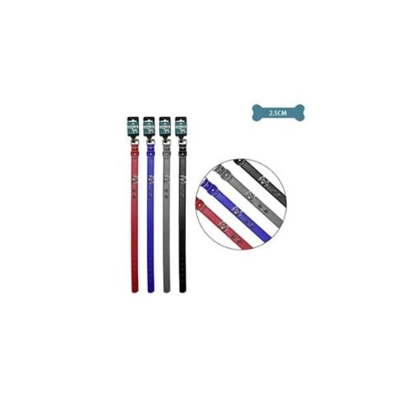 GENERICO - Collar PU Con Tachuelas De Cráneo 25cm 12pcs