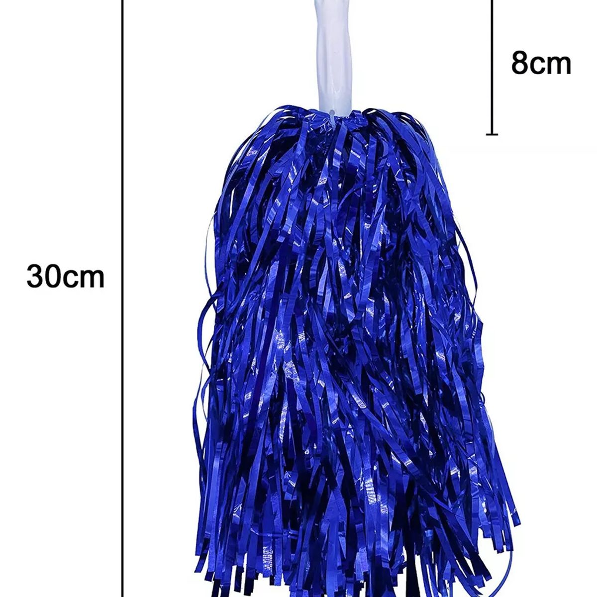 DEKANO - Set 10 Plumeros Porristas Colores Pompones Fiestas Alianzas