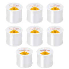 DEKANO - Hilo Elastico Para Pulsera 0.8 Mm Transparente 800 Mtrs