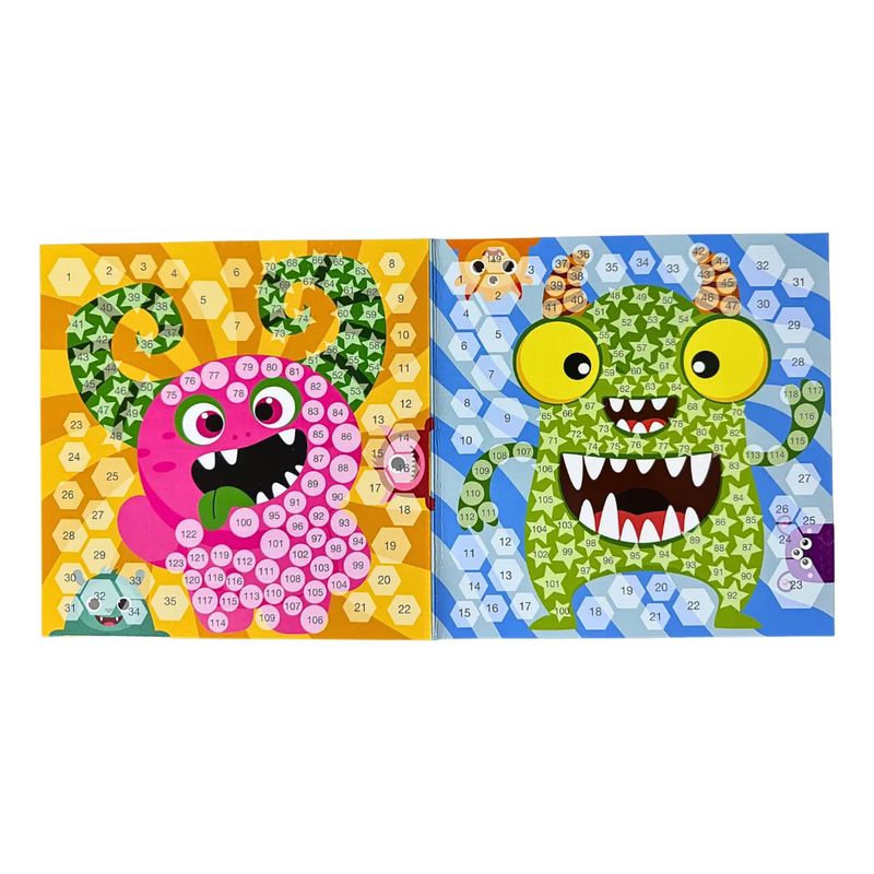 ADETEC - Set Mosaicos Didácticos Con Stickers Para Rellenar