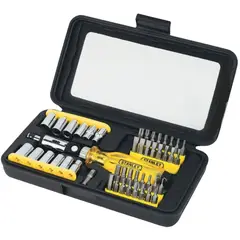 STANLEY - Juego Destornillador con puntas intercambiables 47 Piezas