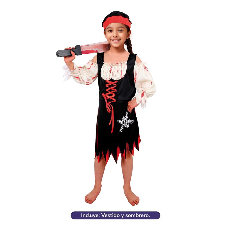 GENERICO - TRAJE PIRATA MUJER 3-4