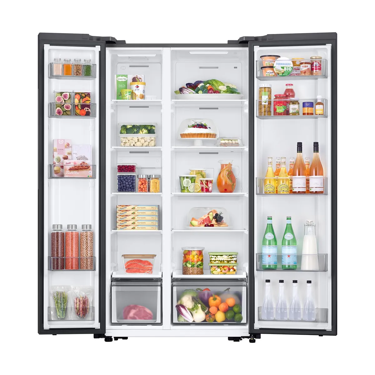 SAMSUNG - Refrigerador Side by Side 564L Gris