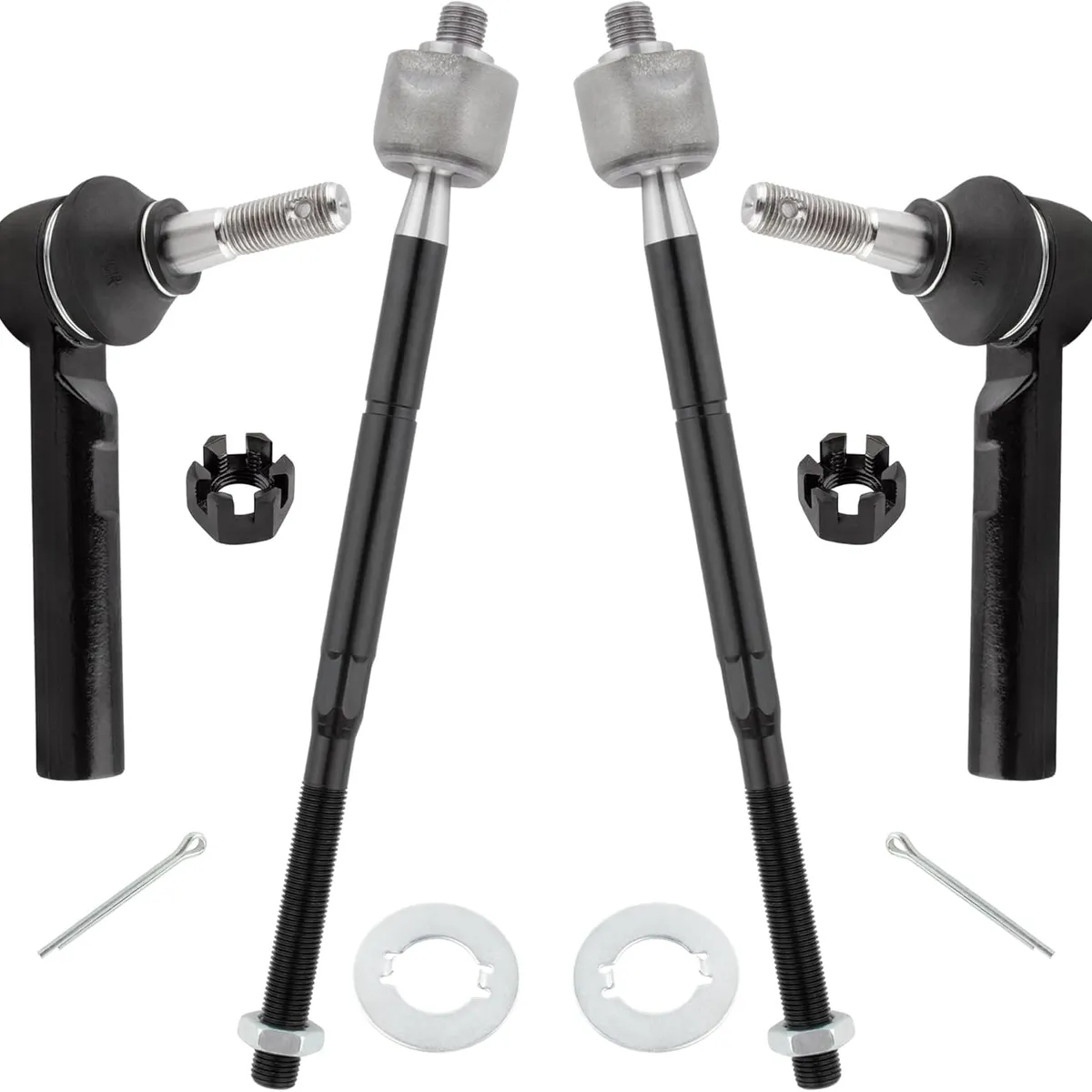 KUANGYE - Kit Terminal Extremo Axial Dirección Para Jeep Compass