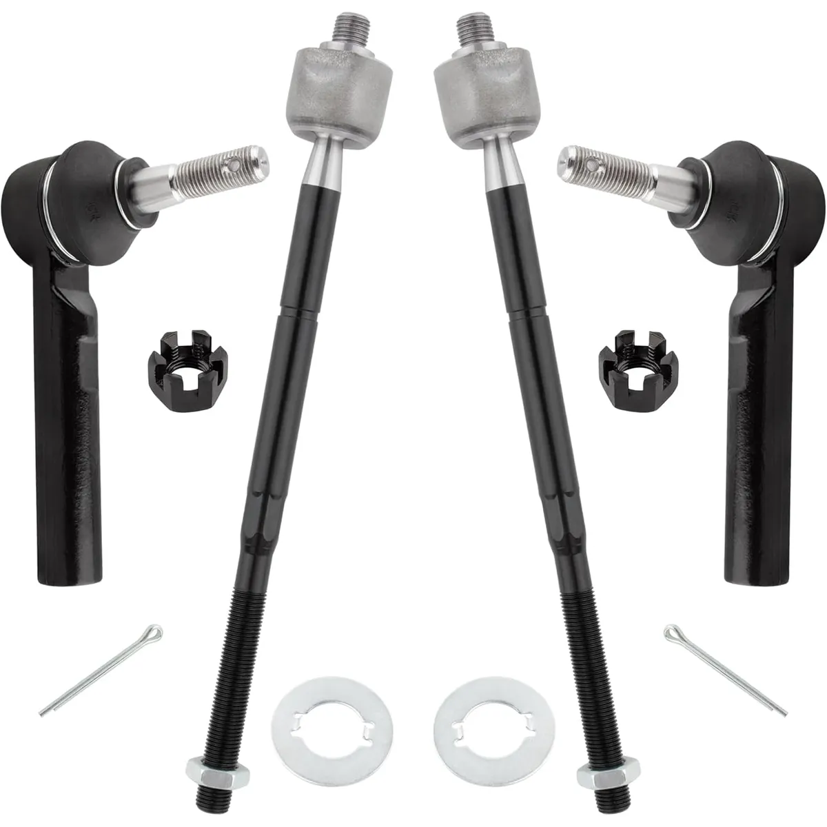 KUANGYE - Kit Terminal Extremo Axial Dirección Para Jeep Compass