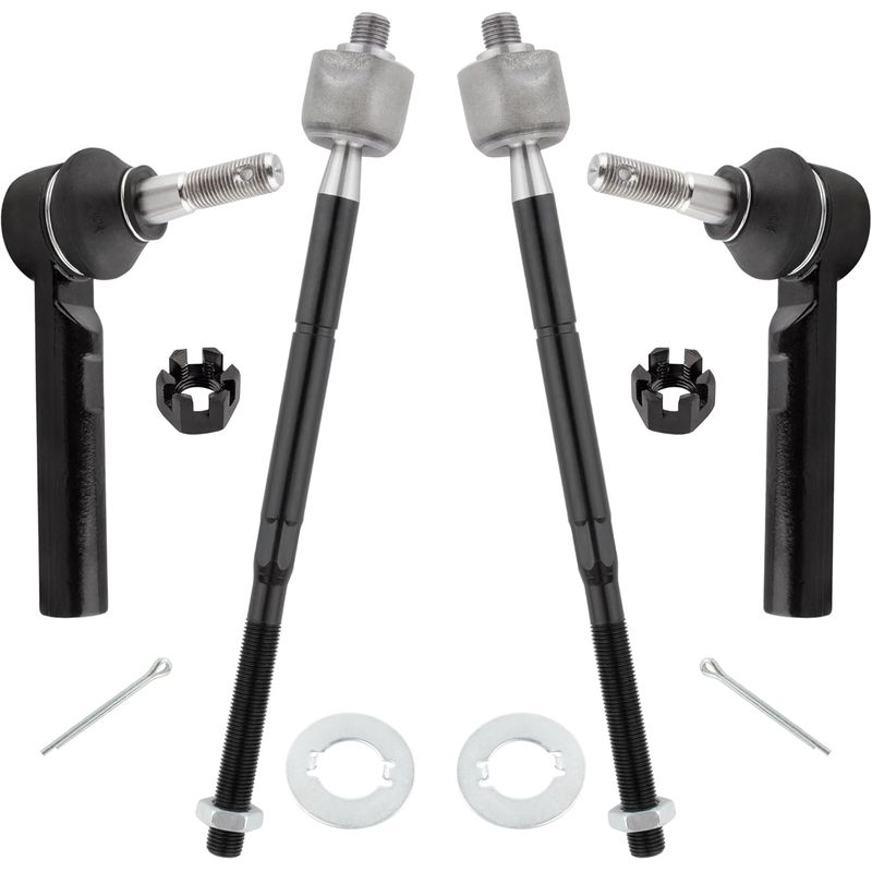 KUANGYE - Kit Terminal Extremo Axial Dirección Para Jeep Compass