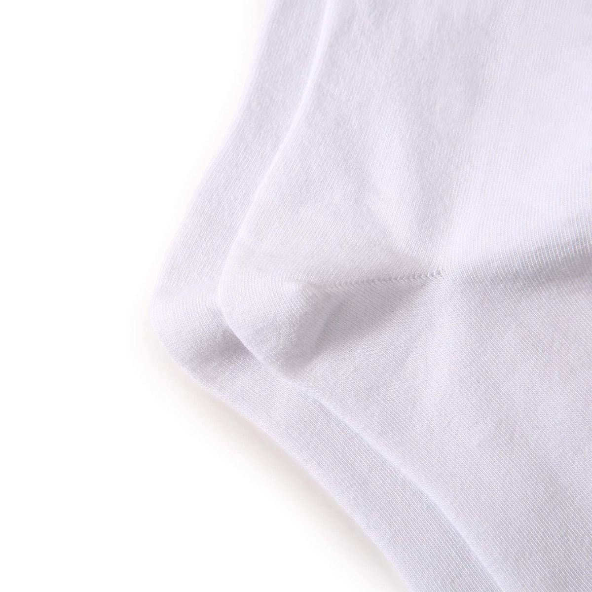 EVERSO - 12 Pare Calcetines Deporte Unisex Largos Algodón Sólo Blanco 36-45