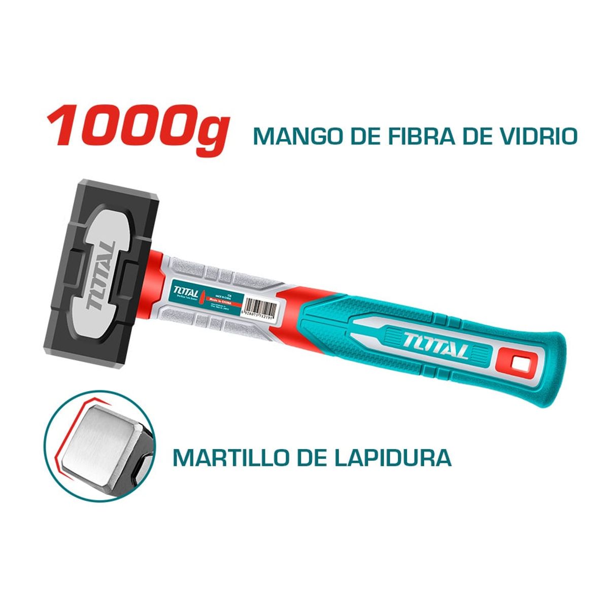 TOTAL TOOLS - Combo Martillo Forjado 1000g Total