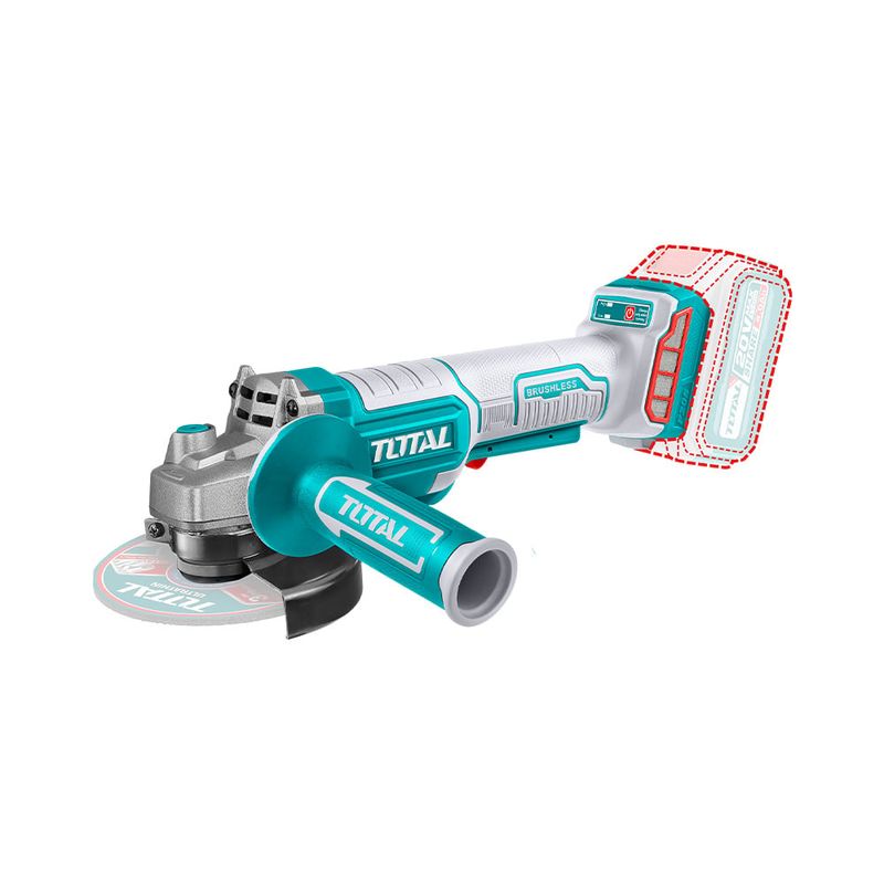 TOTAL TOOLS - Esmeril Angular Industrial BLMotor 115mm Total