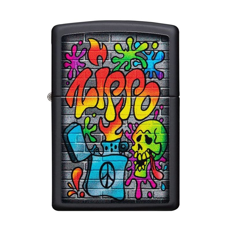 ZIPPO - Encendedor Zippo Street Art Graffiti Design Black ZP49605