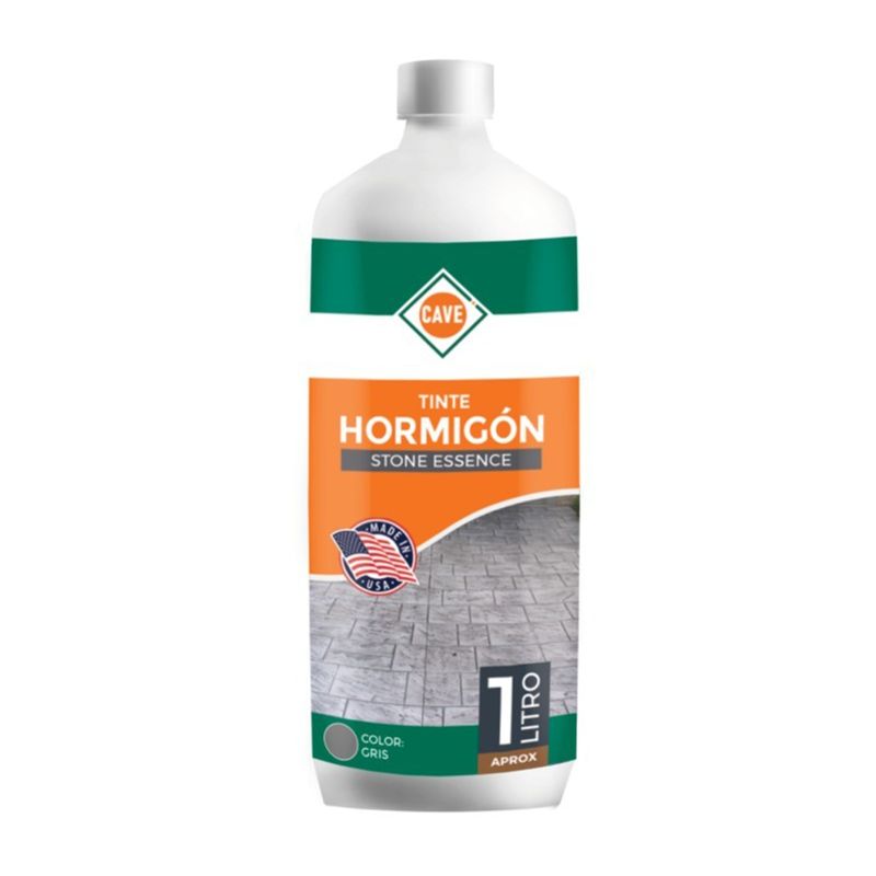 CAVE - TINTE HORMIGON - Tinte Semitransparente para hormigon Gris 1 Litro