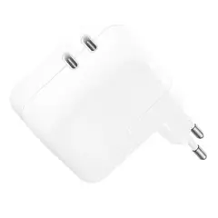 IRM - Adaptador pared Doble de 35W USB-C compatible iphone Ipad