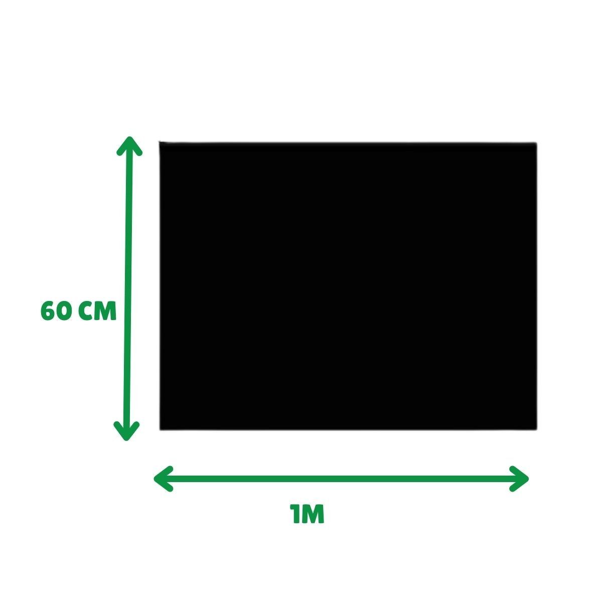 GENERICO - Papel Fondo Para Acuario 60cm X 1m Negro