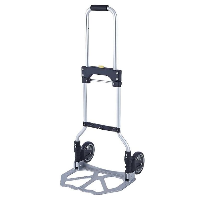 CRUSEC - Carretilla de Carga Yegua Plegable Extensible Soporte 160 kg
