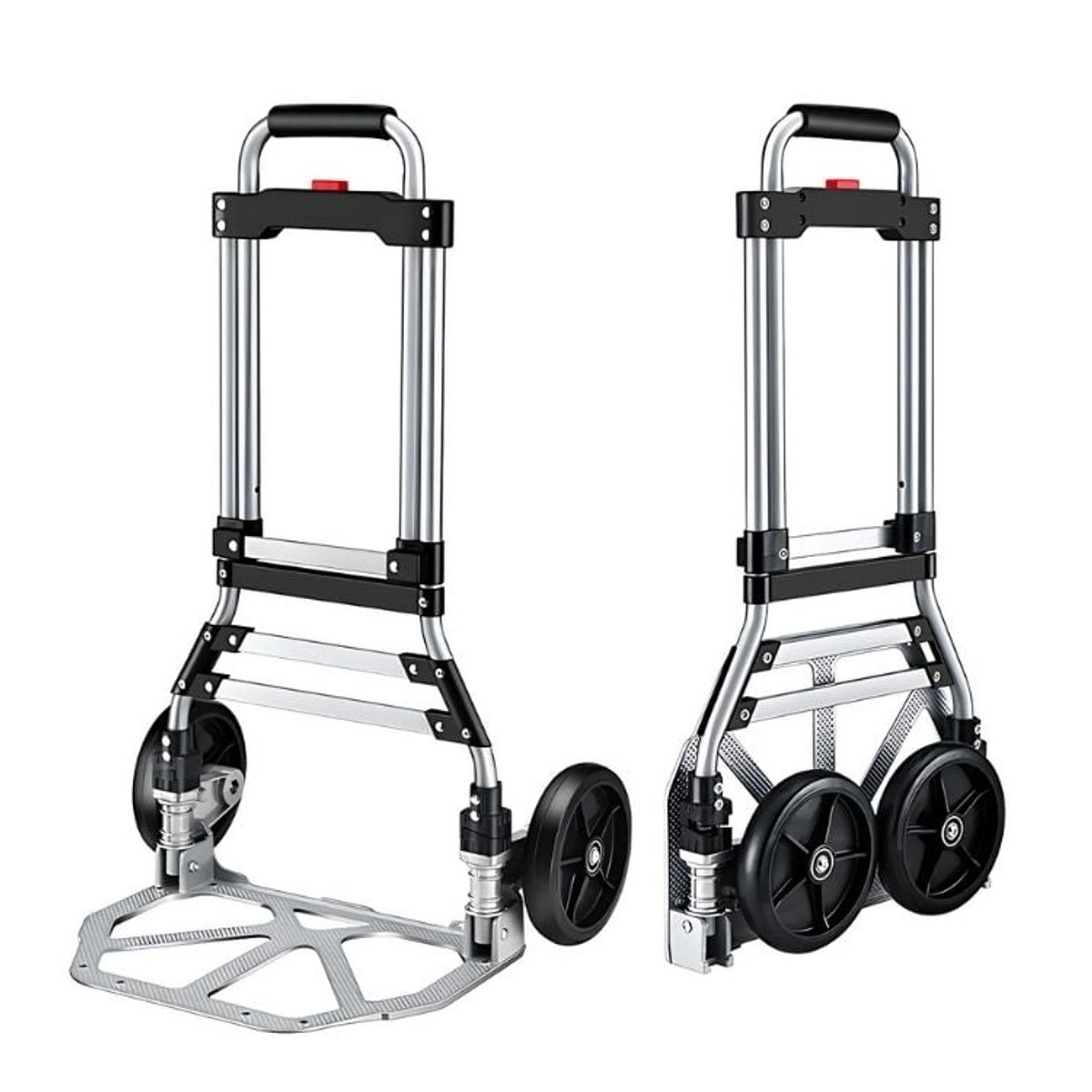 CRUSEC - Carretilla De Carga Yegua Plegable Extensible Soporte 100 Kg