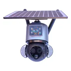 AM TECNOLOGY - Cámara Vigilancia Ptz Inalámbrica Solar 4G 6 Mp Exterior