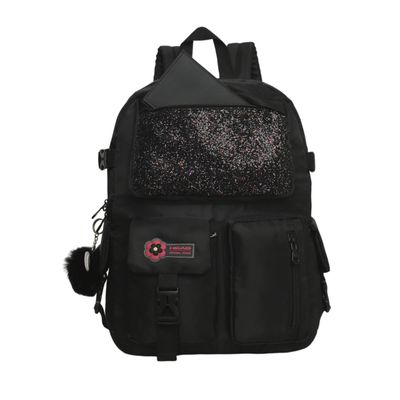 Imagen 2 del producto Mochila Mujer Kawaii Fusion Glitter Negro