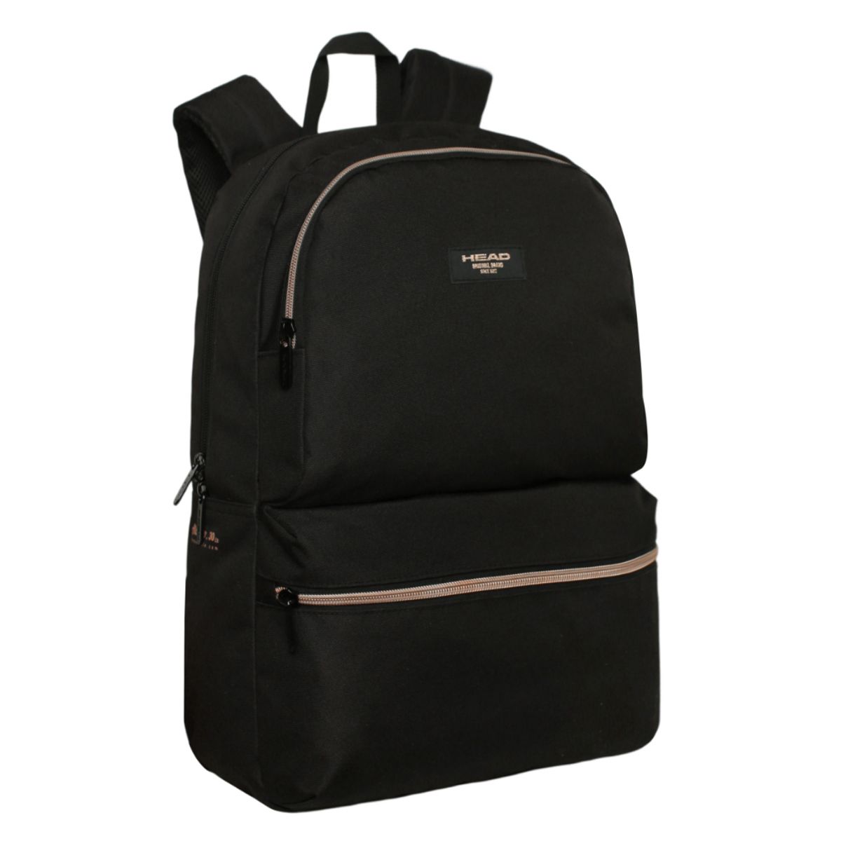 HEAD - Pack Atomico Escolar Mujer Negro Rose Gold Head