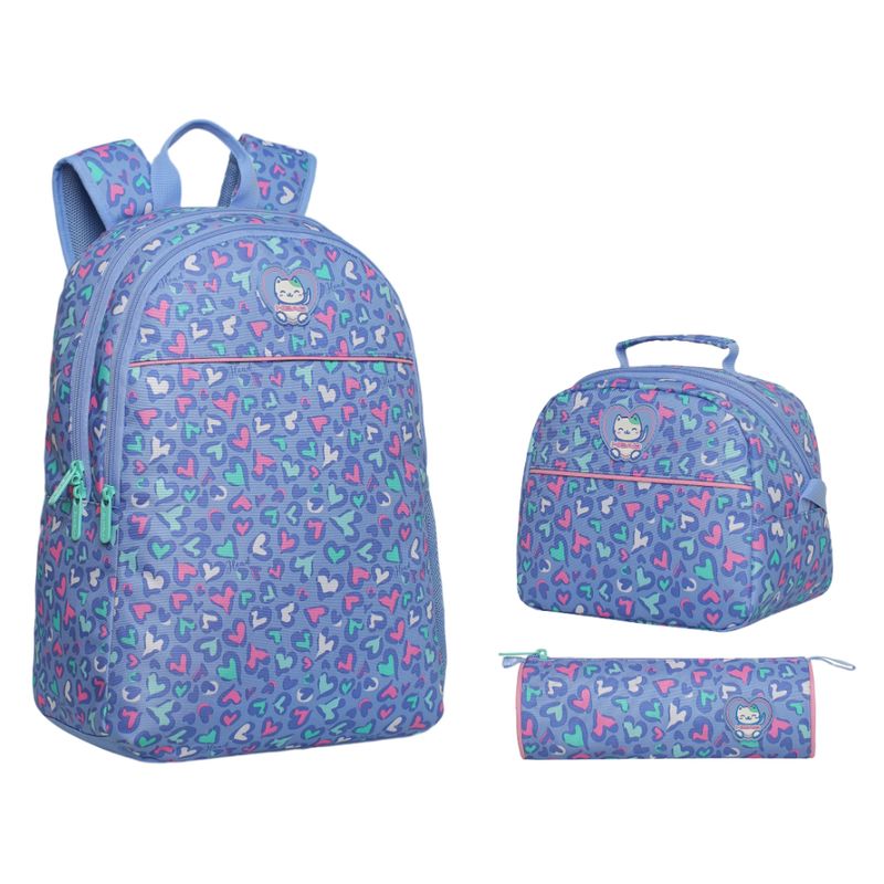 HEAD - Pack Cool Escolar Mujer Gato Corazon Lila Head