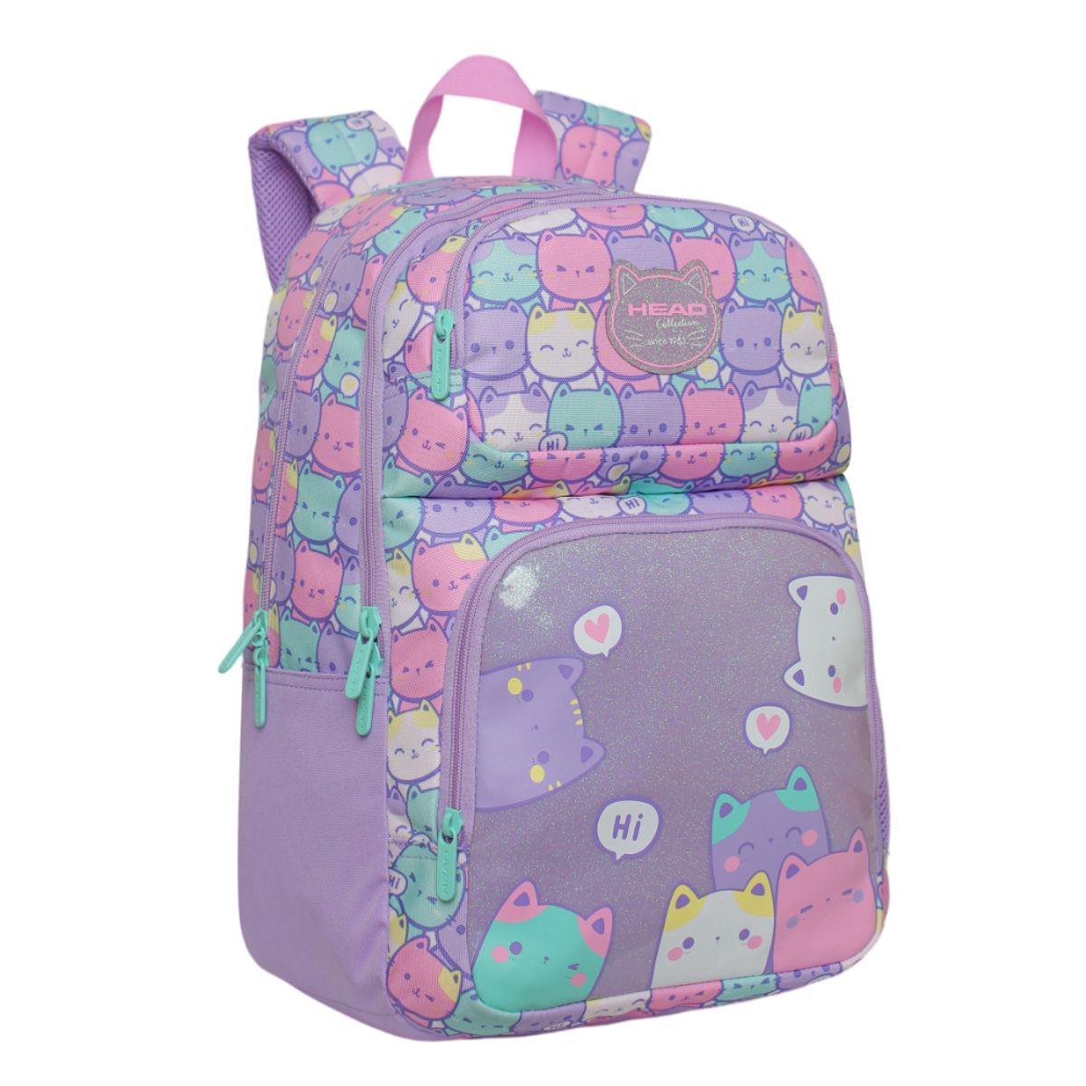 HEAD - Mochila Infantil Niña Fantasy New Gatos Pastel Head