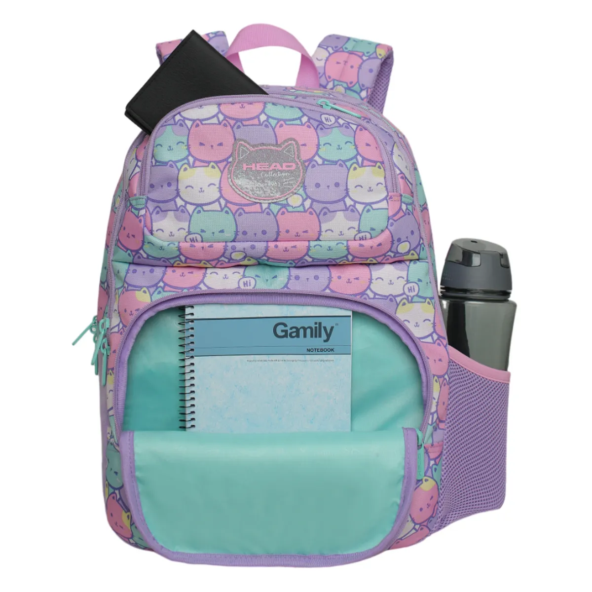 HEAD - Mochila Infantil Niña Fantasy New Gatos Pastel Head