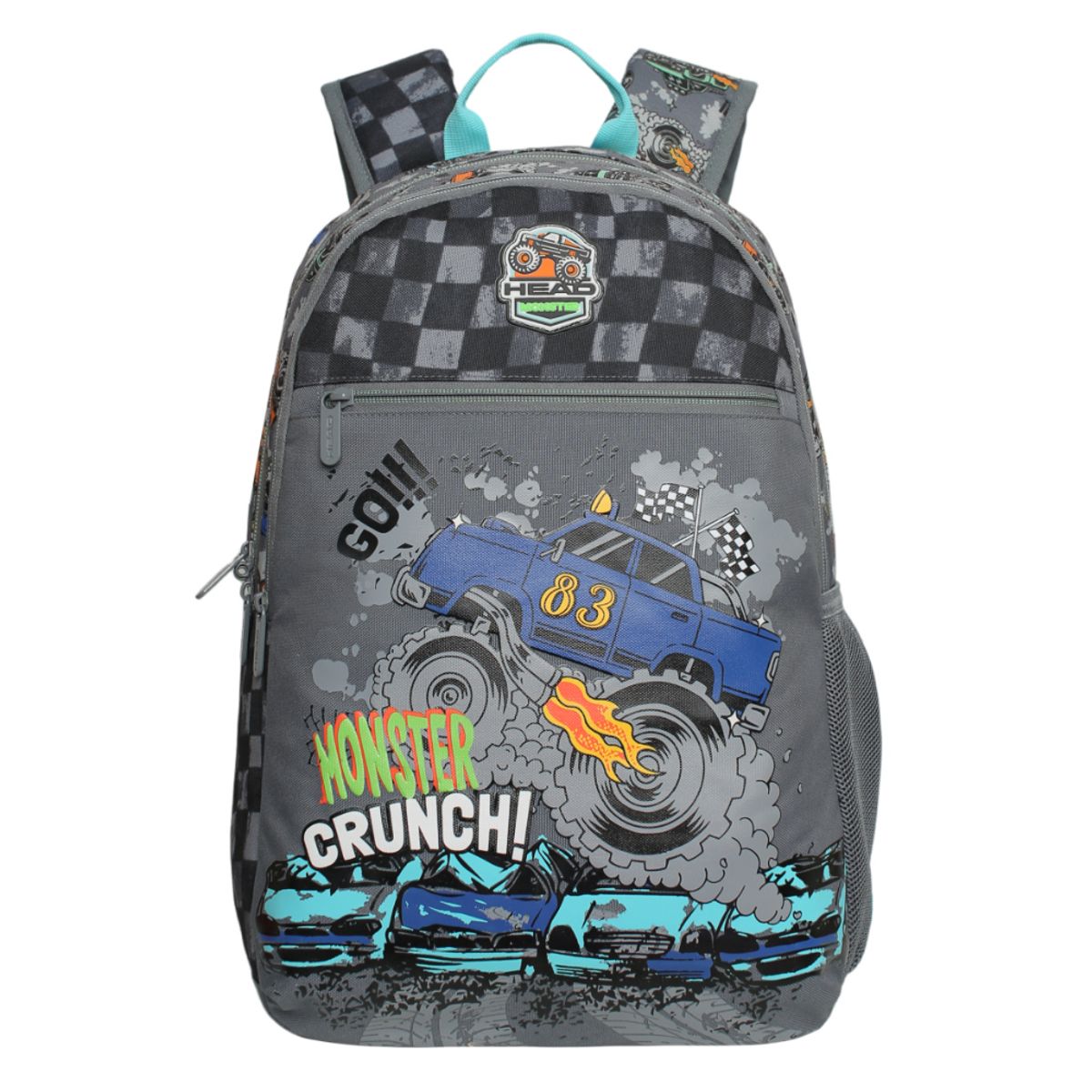 HEAD - Mochila Infantil Niño Balloon Monster Truck Gris Head