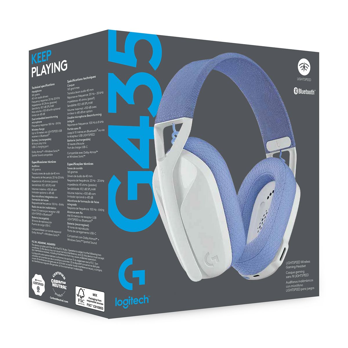 LOGITECH - Headset G435 White