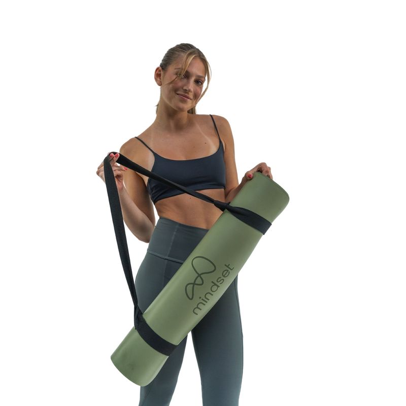 MINDSET - Strap mat de yoga - Correa mat de yoga negro