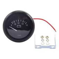 GENERICO - Reloj Medidor Voltaje Maquinaria Generador Vdo 12v 52mm