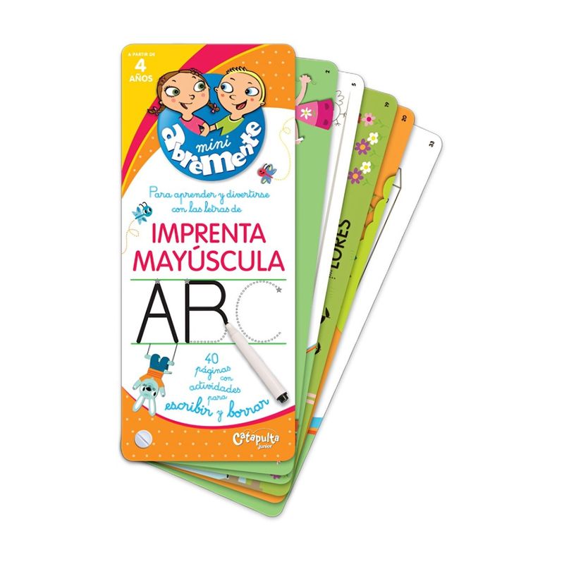 TOP10BOOKS - LIBRO ABREMENTE ESCRIBIR Y BORRAR - MAYÚSCULAS / RECLASIFICAR / CATAPULTA EDITO