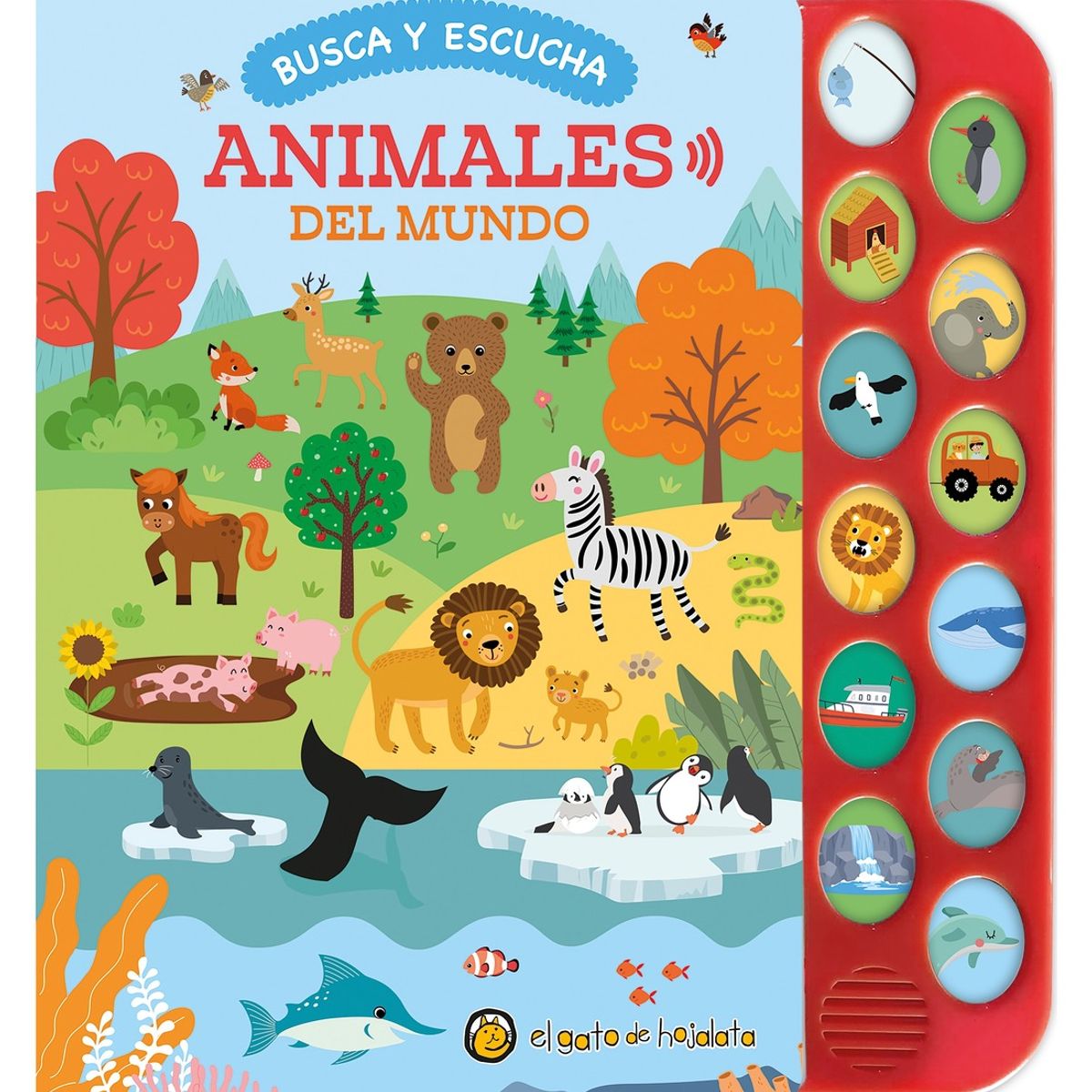 TOP10BOOKS - LIBRO Animales Del Mundo - Busca Y Escucha