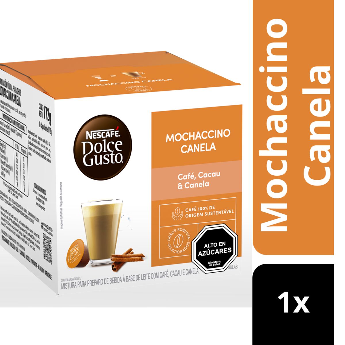 DOLCE GUSTO - Cápsulas Café Nescafé Dolce Gusto® Mochaccino Canela (10 capsulas)