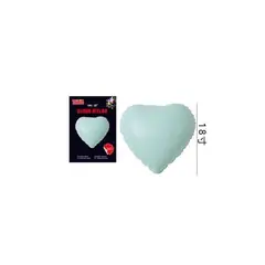 GENERICO - Globo Corazón Celeste Crema