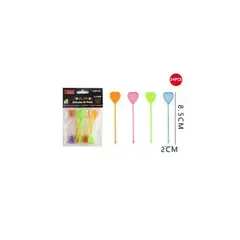 GENERICO - Revolvedor De Trago De Corazón 24 Pcs