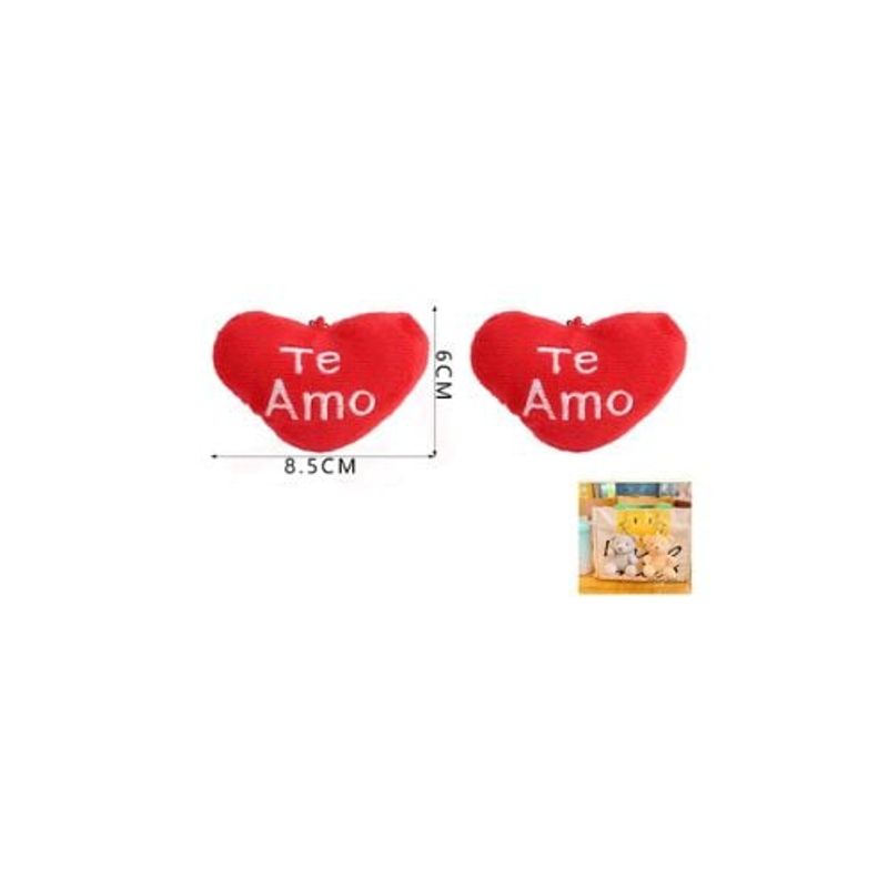 GENERICO - Llavero Corazón Te Amo 8 5x6 Cm