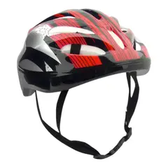 GENERICO - Casco Para Bicicleta Sport Adultos color rojo