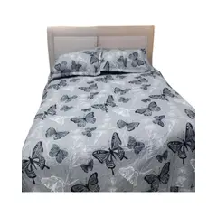 GENERICO - CUBRECAMA QUILT DE VERANO PLAZA Y MEDIA